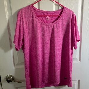 Nike Women's Vibrant Pink Short Sleeve Tee